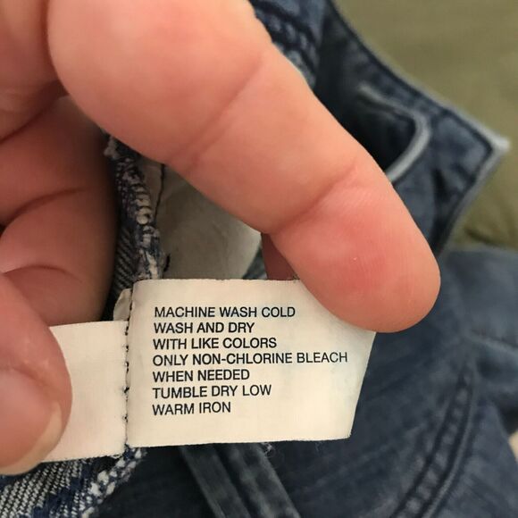 GAP Shorts Womens 6 Denim Flat Front Mid Rise Pockets Buttons Jean Cotton - Picture 7 of 10